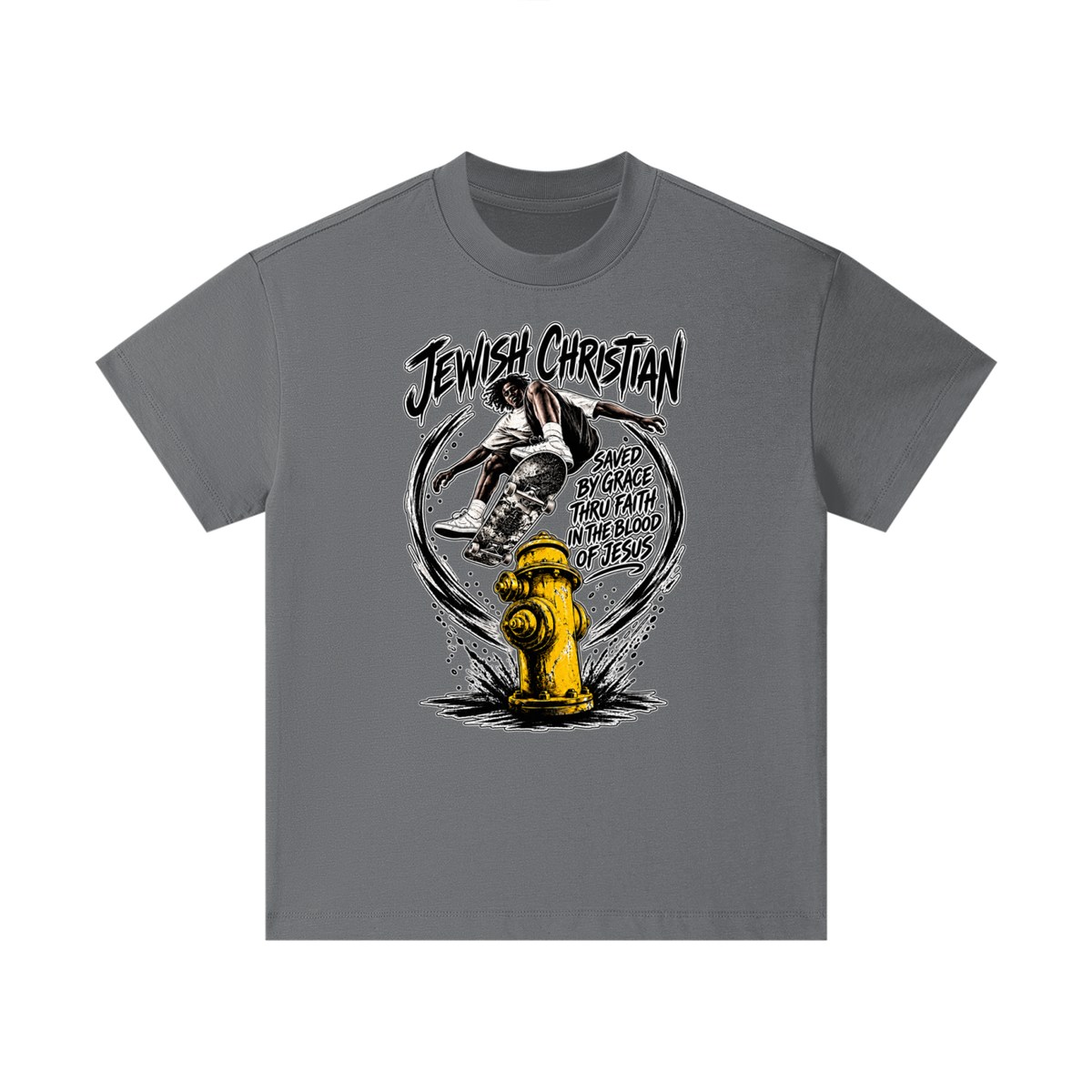 JEWISH CHRISTIAN SAVED BY GRACE THRU FAITH IN THE BLOOD OF JESUS Kids T-Shirt