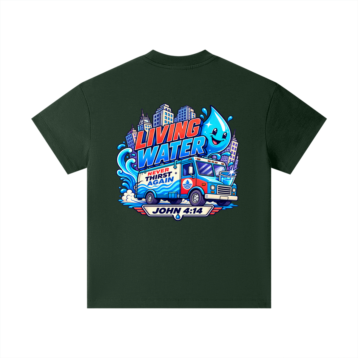 Living Water Never Thirst again Kids T-Shirt