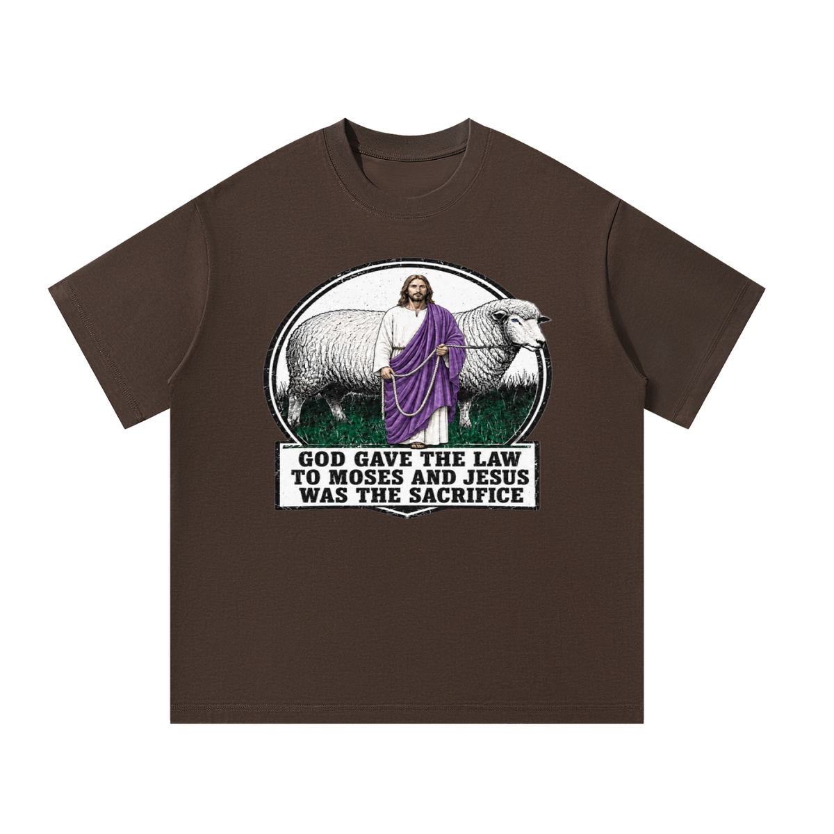 God gave the law to Moses and Jesus was the sacrifice T-Shirt