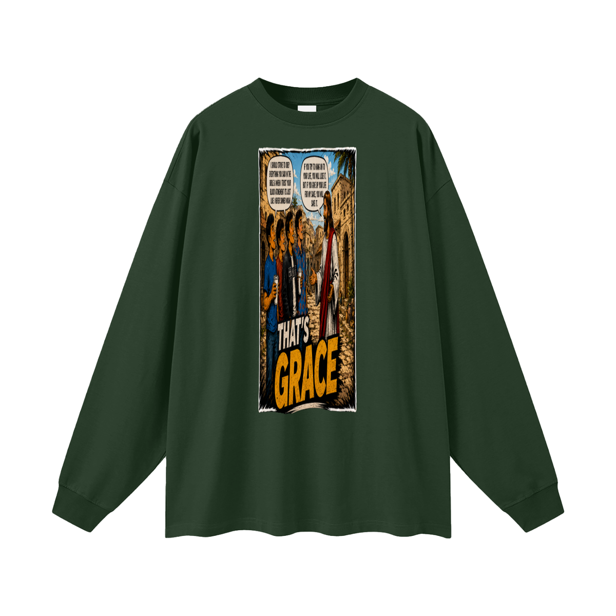 Matthew 16:25 NLT Long Sleeve T-Shirt