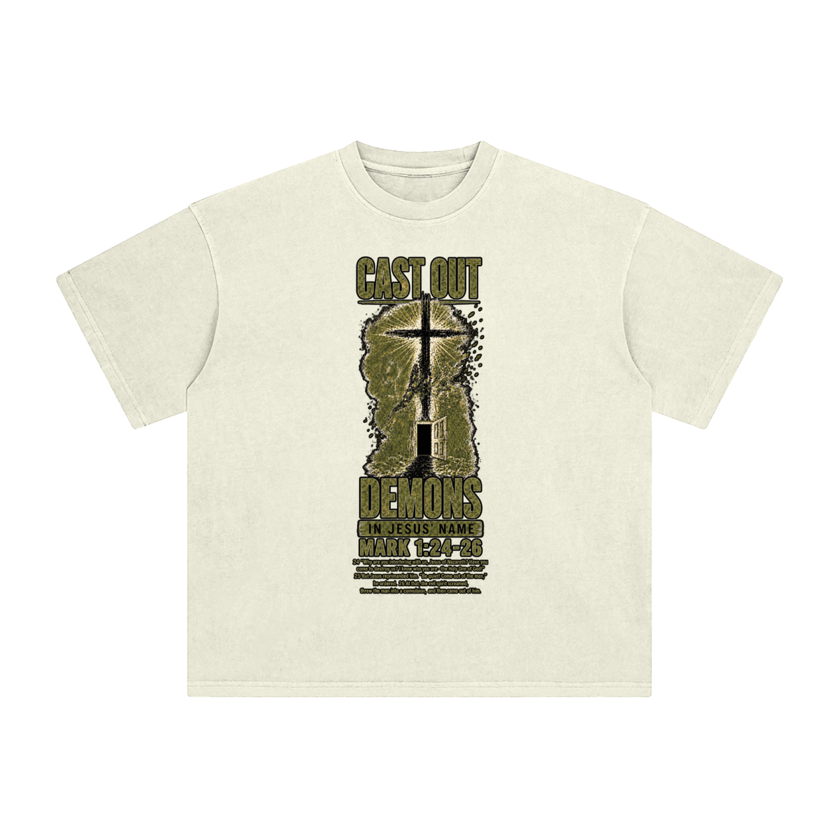Mark 1:24-26 NLT T-Shirt
