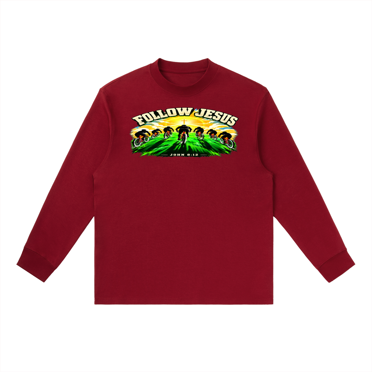 Follow Jesus Long-Sleeve T-Shirt