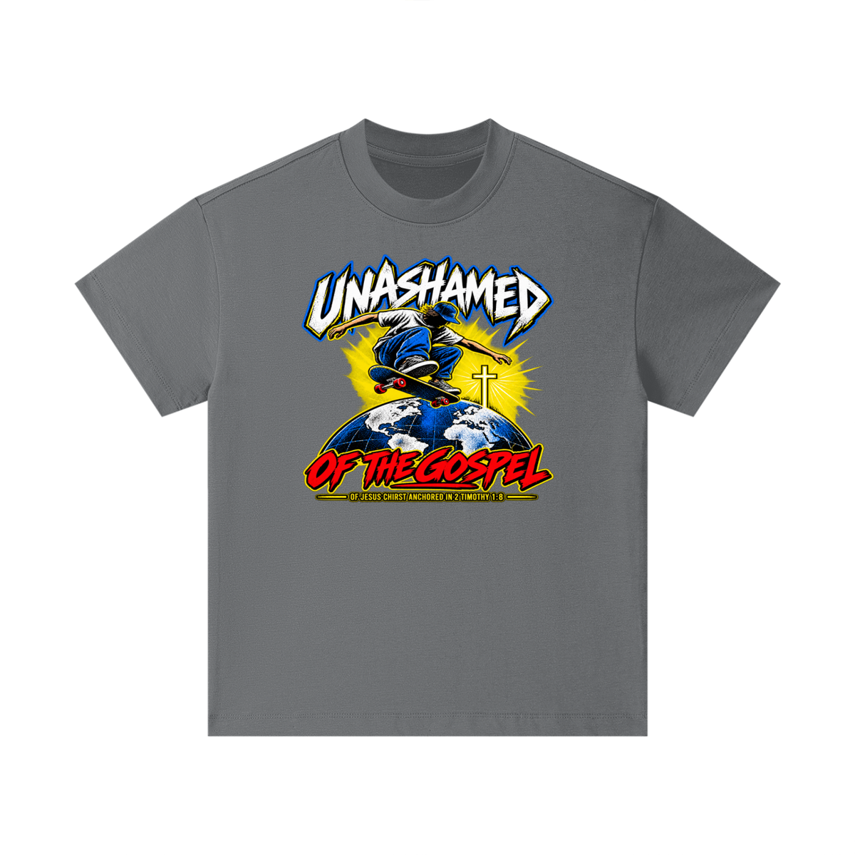 UNASHAMED OF THE GOPEL OF JESUS CHIRST ANCHORED IN 2 TIMOTHY 1:8 Kids T-Shirt