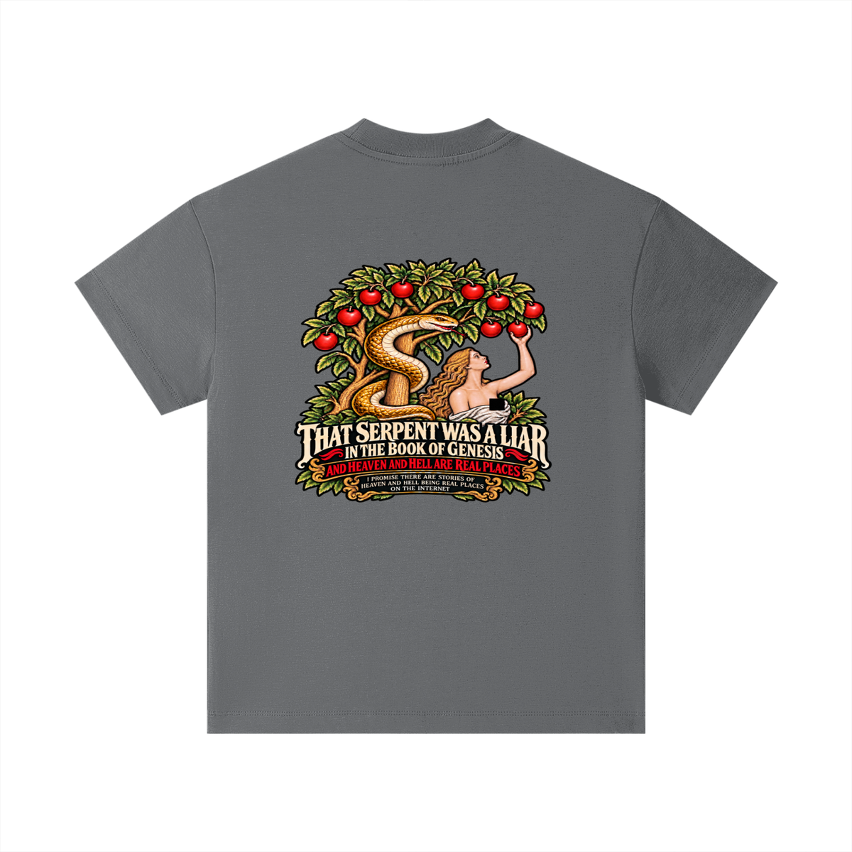 REVIVAL ARMOUR THAT SERENT WAS A LIAR IN THE BOOK OF GENESIS AND HEAVEN AND HELL ARE REAL PLACES I PROMISE THESE ARE STORIES OF HEAVEN AND HELL BEING REAL PLACES ON THE INTERNET Kids T-Shirt