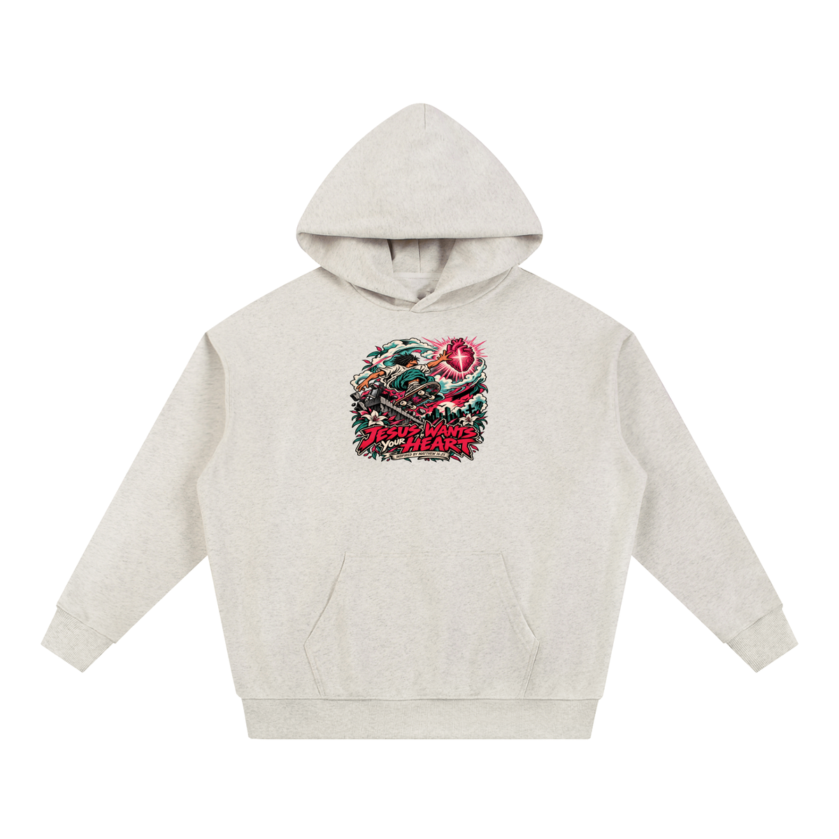 JESUS WANTS YOUR HEART INSPIRED BY MATTHEW 16:25 Hoodie