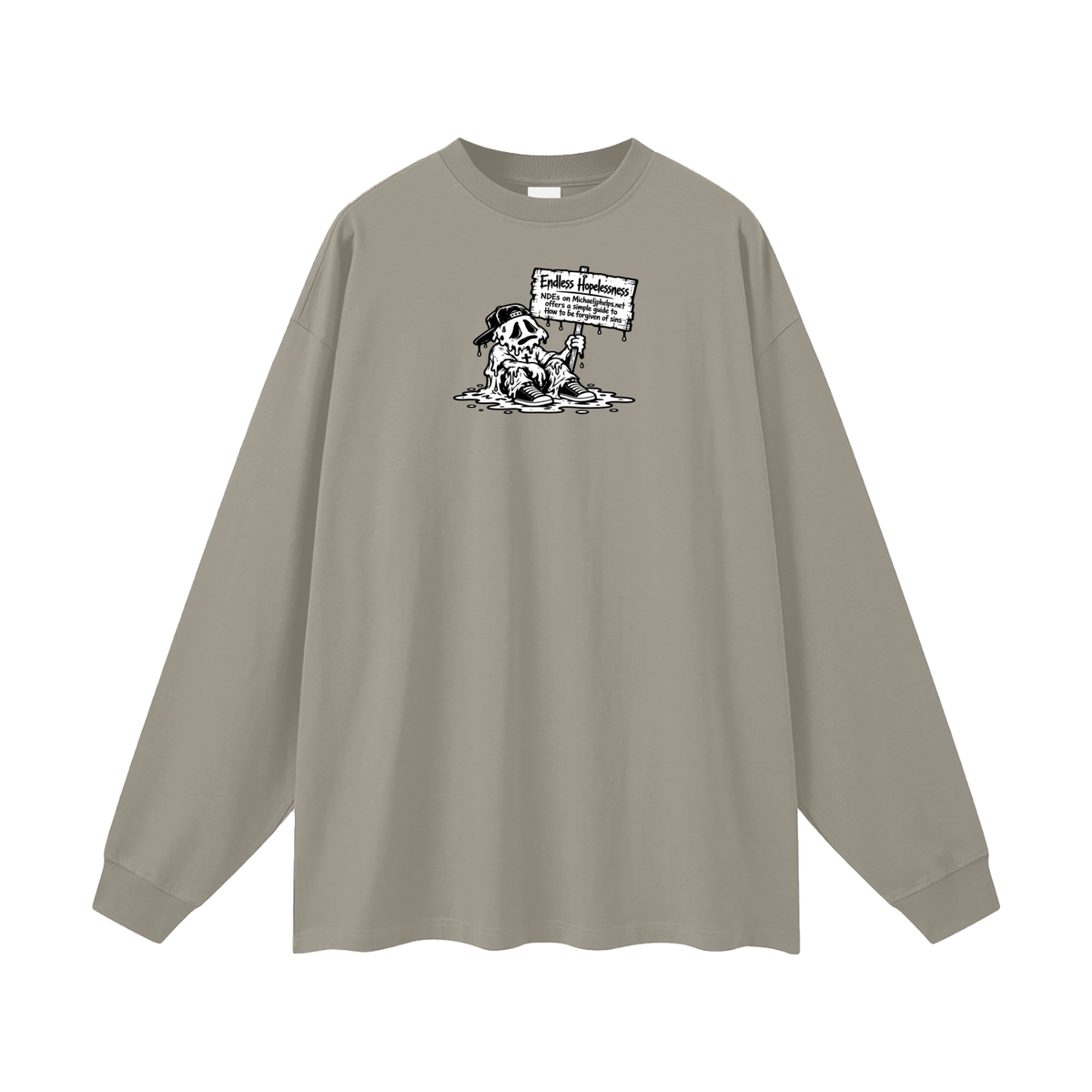 ENDLESS HOPELESSNESS NDEs on michaeljphelps.net offers a simple guide to How to be forgiven of sins Long Sleeve T-Shirt