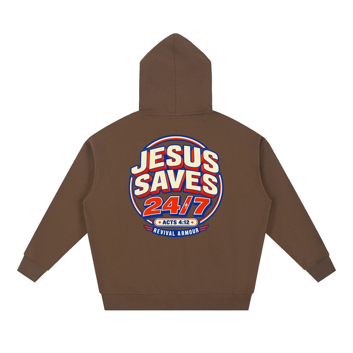Jesus saves 24/7 Hoodie