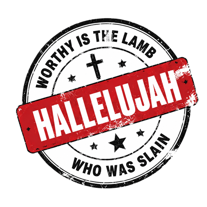 WORTHY IS THE LAMB HALLEJUJAH WHO WAS SLAIN Long Sleeve T-Shirt