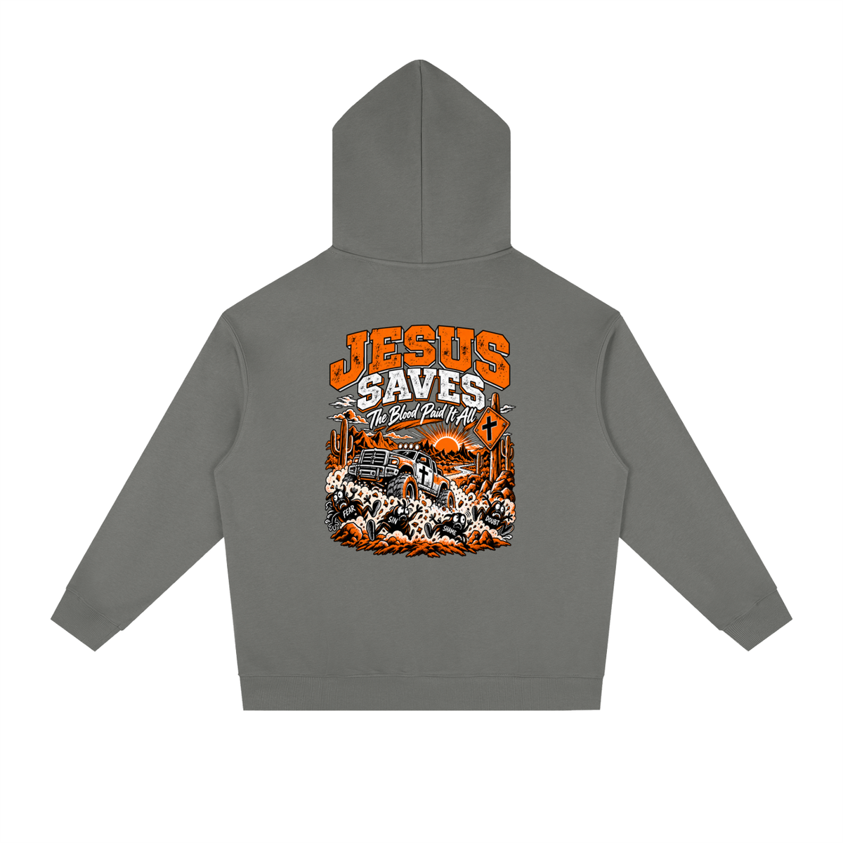 JESUS DIED FOR FOR OUR SINS THAT'S THE GOOD NEWS 1 CORTHIANS 15:1-4 JESUS SAVES THE BLOOD PAID IT ALL Hoodie