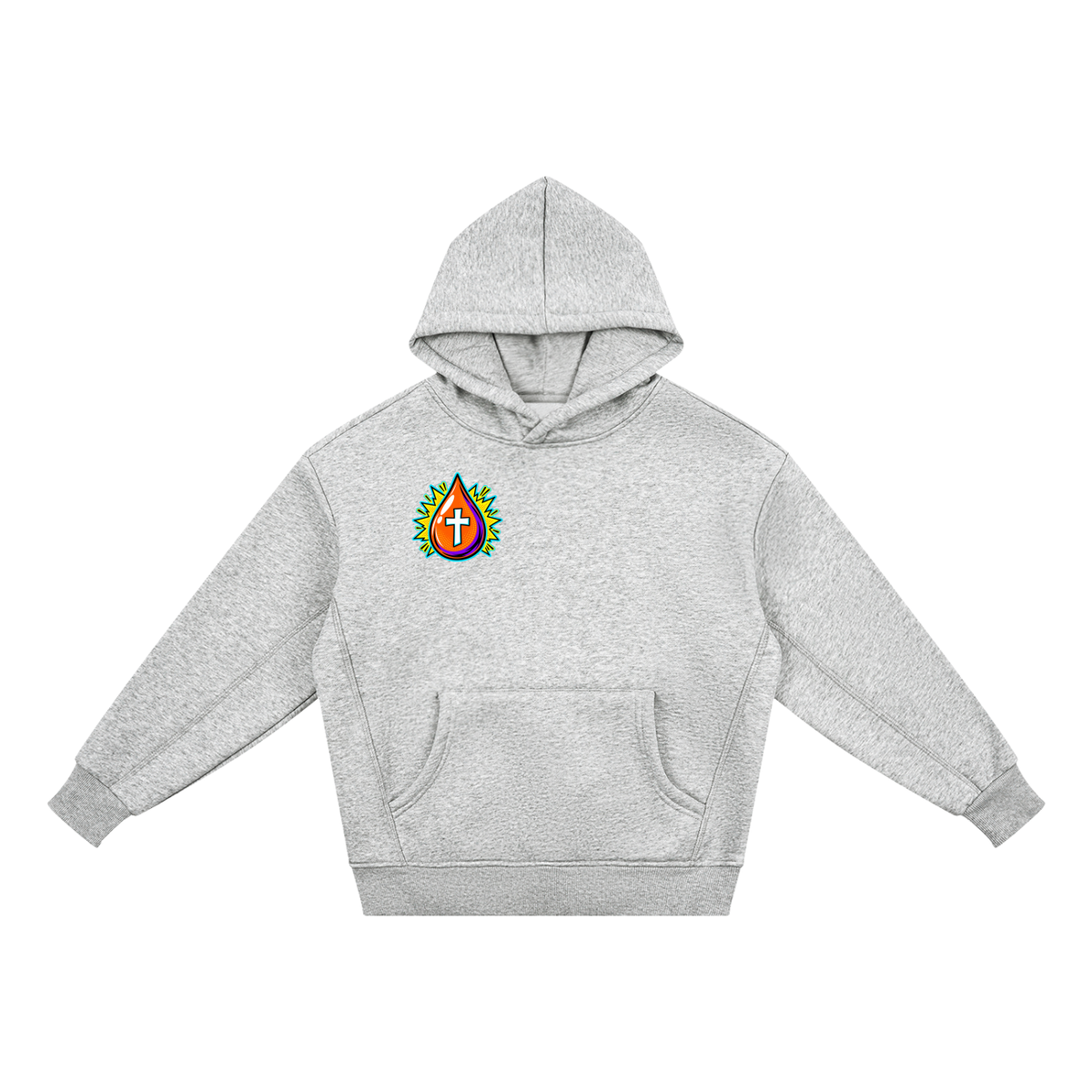 JESUS DIED ONCE BACKED UP BY Romans 6:9-10 youth Hoodie
