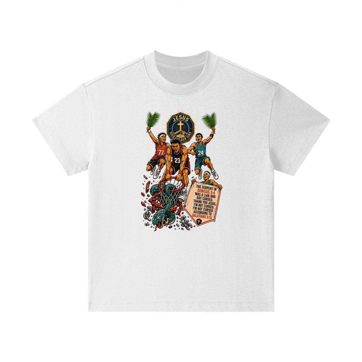 THE SERPENT IN GENESIS 3:4 WAS A LIAR AND GOT CURSED. THANK YOU JESUS. I'M NOT CURSED. I'M NOT CURSED ACCORDING TO GALATIANS 3:13. Kids T-Shirt