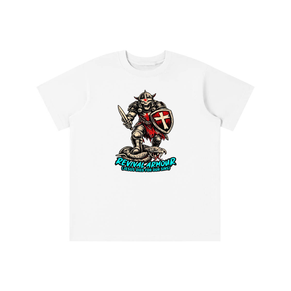 REVIVAL ARMOUR (JESUS DIED FOR OUR SINS) youth T-shirt