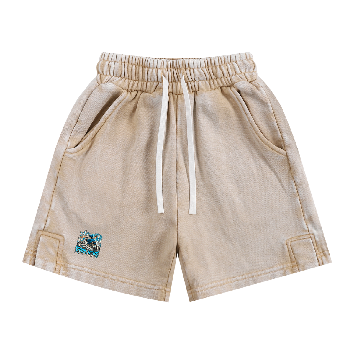 GOOD NEWS JESUS DIED FOR OUR SINS - 1 COR. 15:1-4 *that's not a quote Kids' Shorts