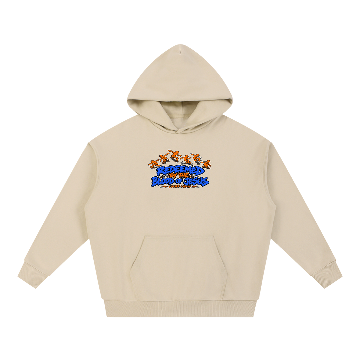 REDEEMED BY THE BLOOD OF JESUS - 1 PETER 1:18-19 - Hoodie