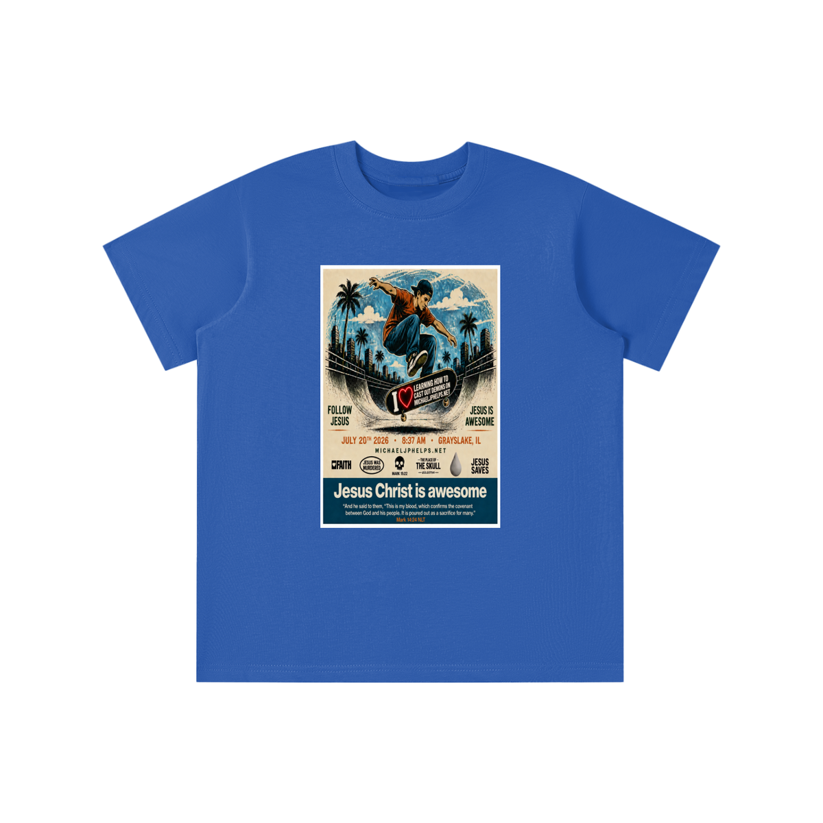 Jesus Christ is awesome youth T-shirt