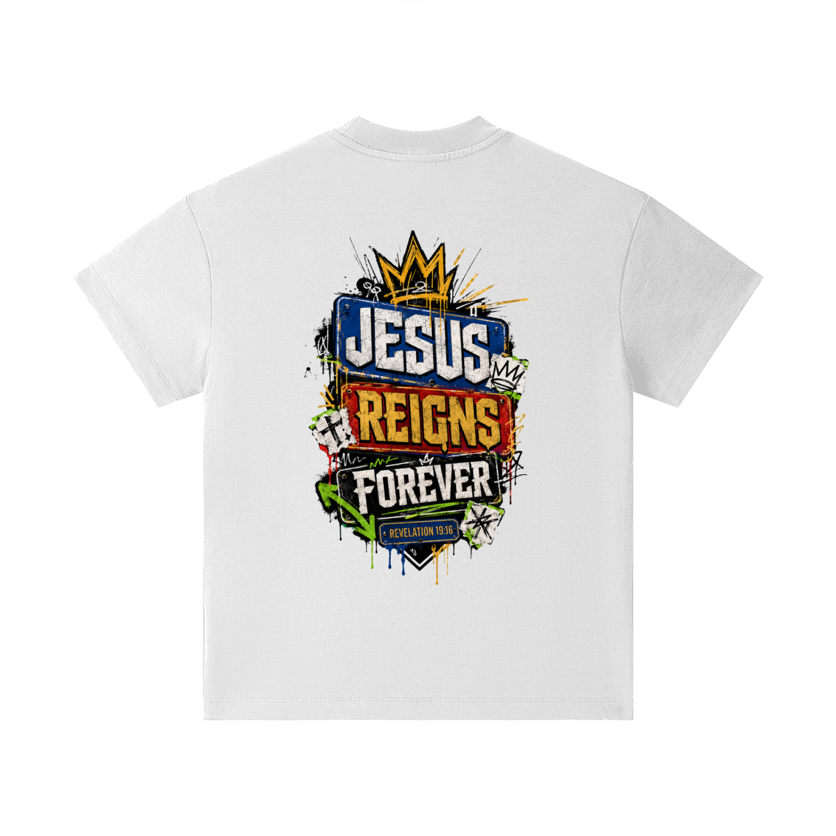 Jesus Reigns Forever Kids T-Shirt