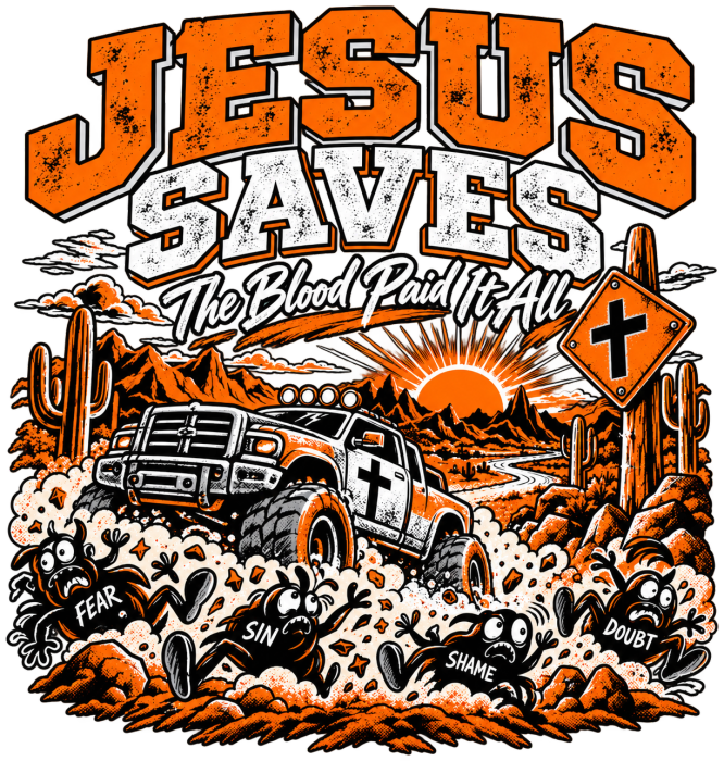 JESUS SAVES THE BLOOD PAID IT ALL Kids' Shorts