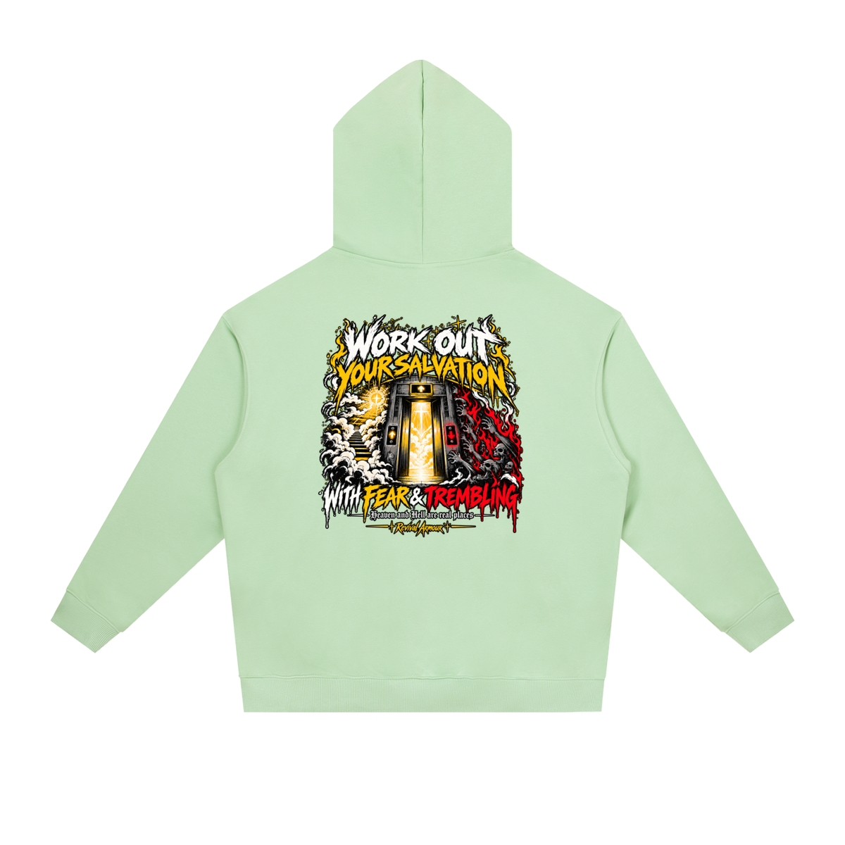 THE WAGE OF SIN IS DEATH WORKOUT YOUR SALVATION WITH FEAR & TREMBLING Hoodie