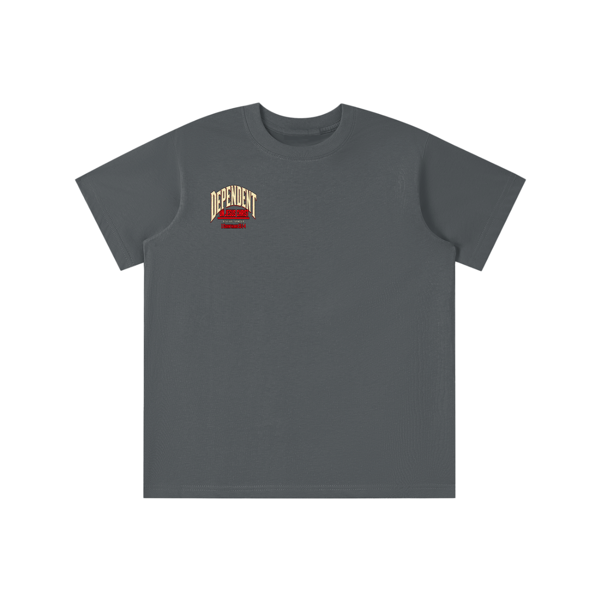 DEPENDANT ON JESUS CHRIST youth T-shirt