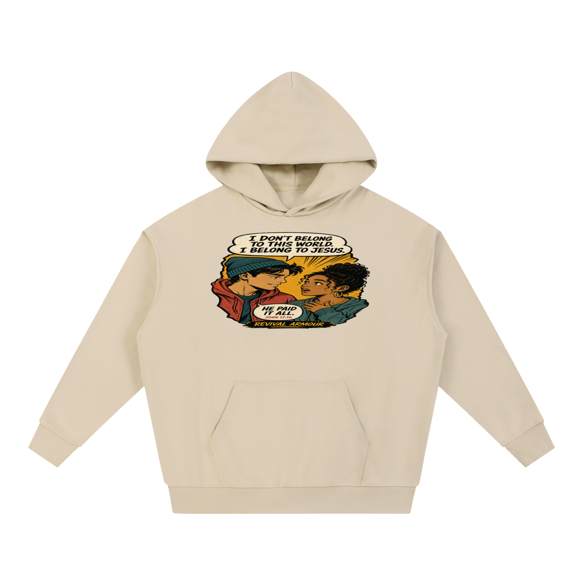 John 17:16 inspired Hoodie