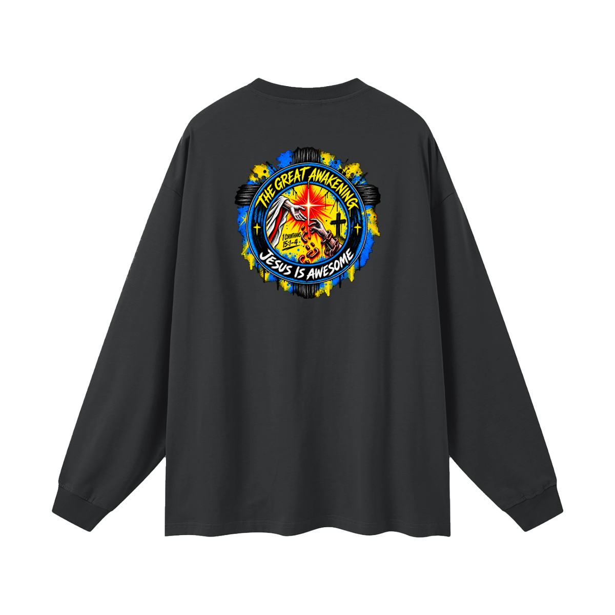 THE GREAT AWAKENING JESUS IS AWESOME Long Sleeve T-Shirt