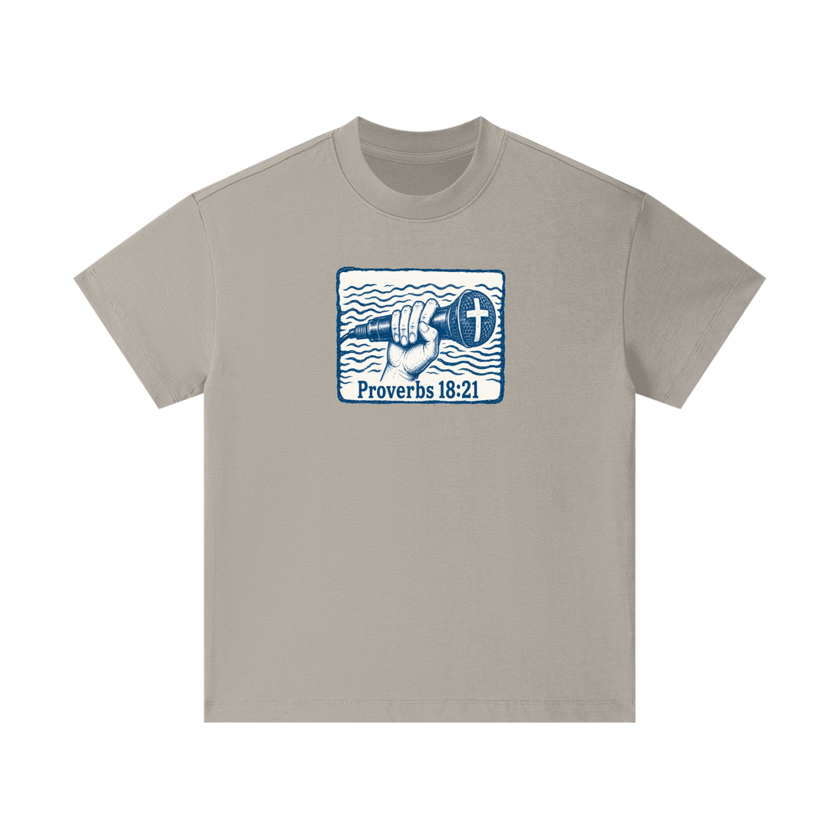 Proverbs 18:21 mic Kids T-Shirt