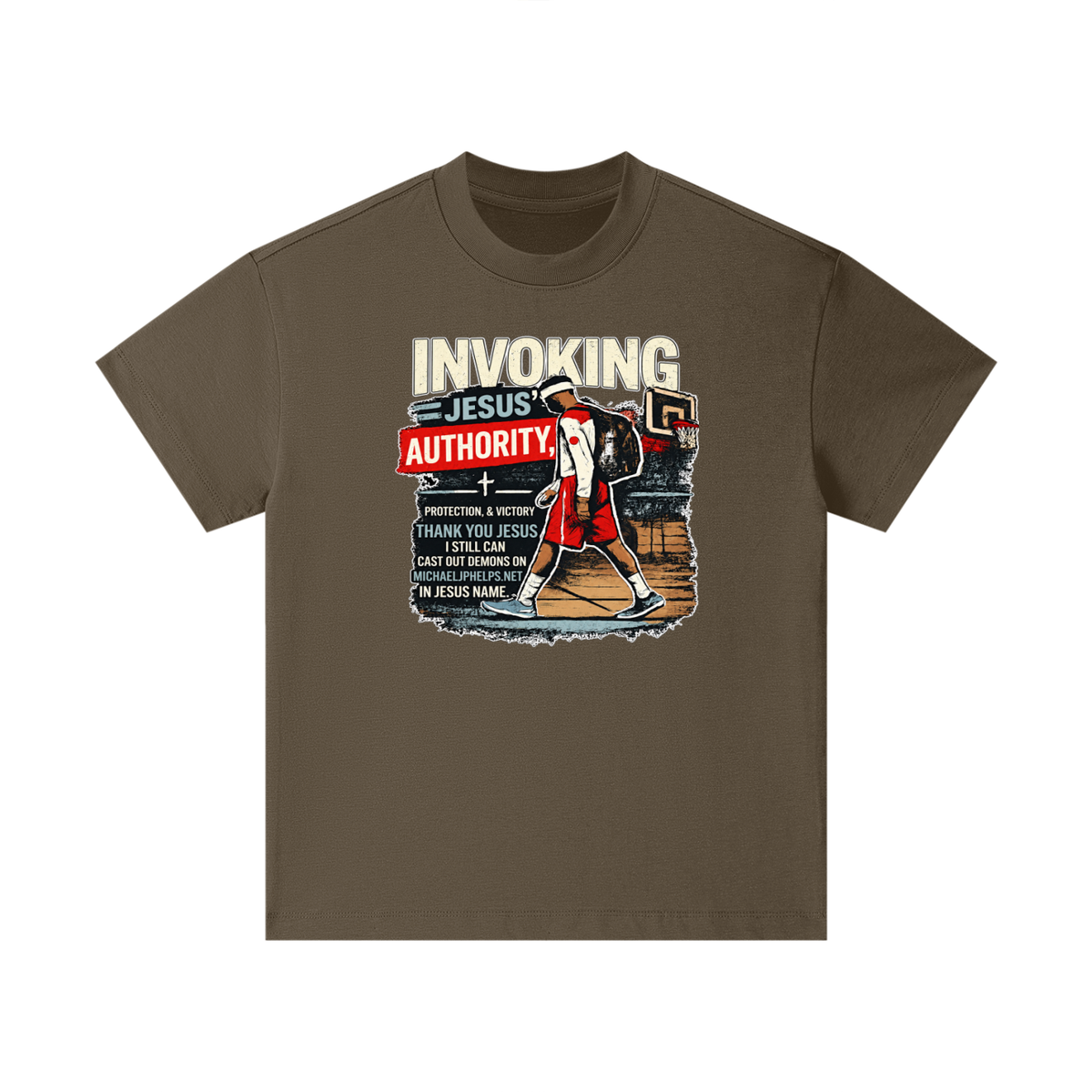 INVOKING JESUS' AUTHORITY, PROTECTION, & VICTORY THANK YOU JESUS I STILL CAN CAST OUT DEMONS ON MICHAELJPHELPS.NET IN JESUS NAME. Kids T-Shirt