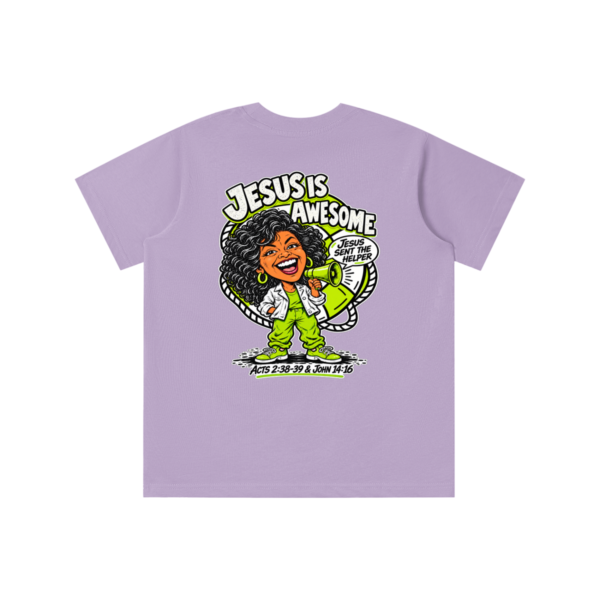 JESUS IS AWESOME JESUS SENT THE HELPER youth T-shirt