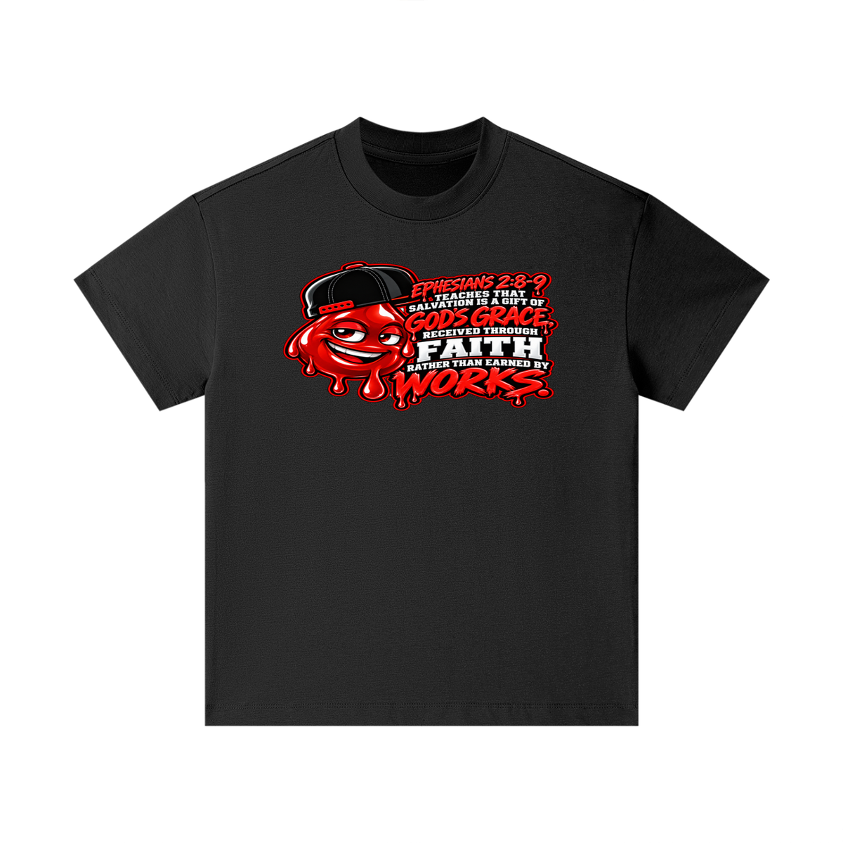Ephesians 2:8-9 inspired Kids T-Shirt