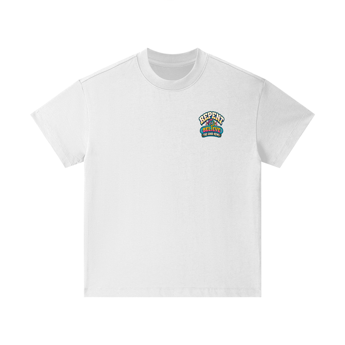 DON'T PANIC HISPANIC JESUS DIED FOR OUR SINS . 1 CORTHIANS 15:1-4 Kids T-Shirt
