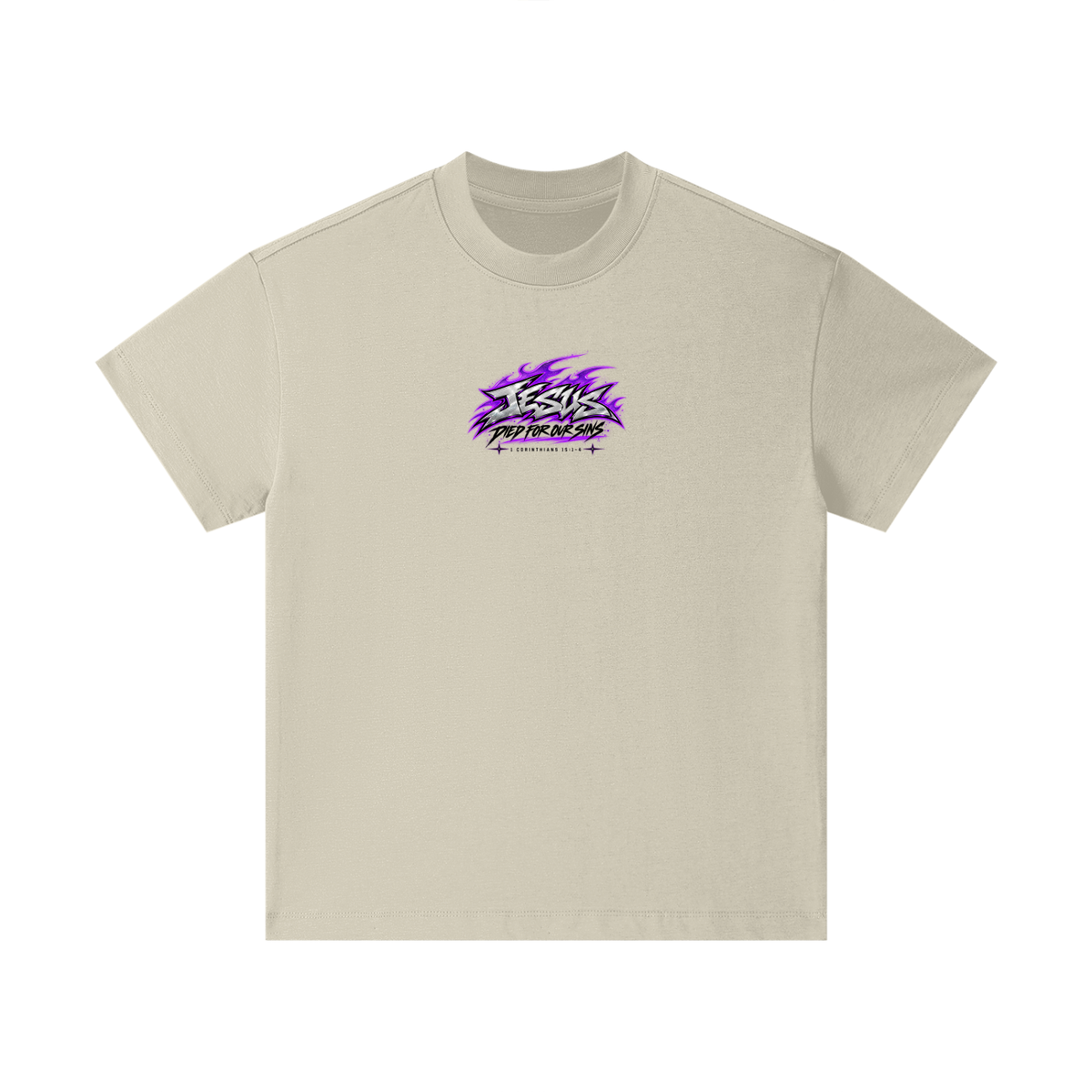 JESUS DIED FOR OUR SINS 1 CORINTHIANS 15:1-4 Kids T-Shirt