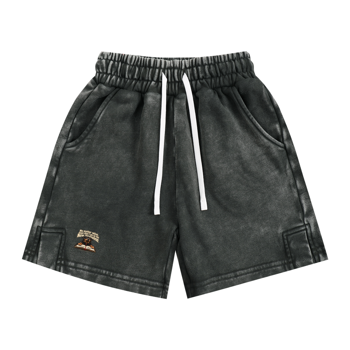No matter what, dogs don't go to the New Jerusalem according to Revelation 22:15 Kids' Shorts