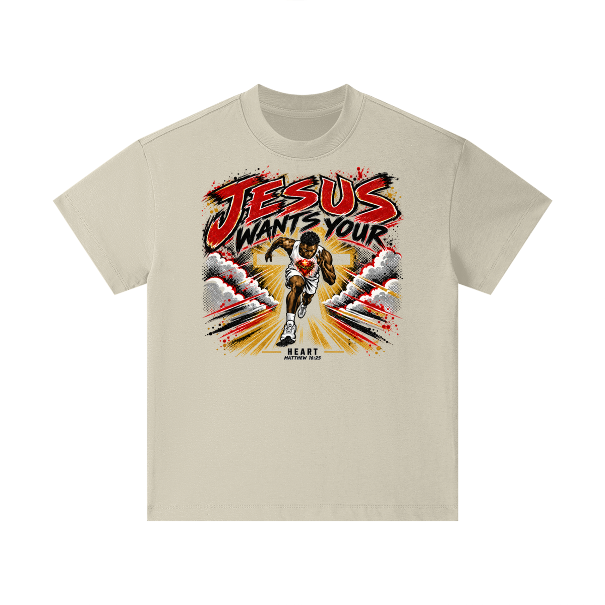 JESUS WANTS YOUR HEART MATTEW 16:25 Kids T-Shirt