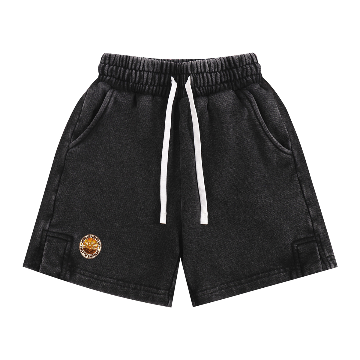 JESUS DIED FOR OUR SINS THAT'S THE GOOD NEWS 1 CORTHIANS 15:1-4 Kids' Shorts