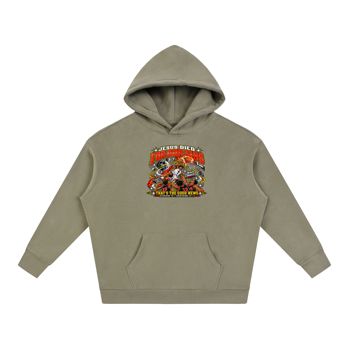 Jesus died for our sins that's the good news according to 1 Corinthians 15:1-4 Hoodie