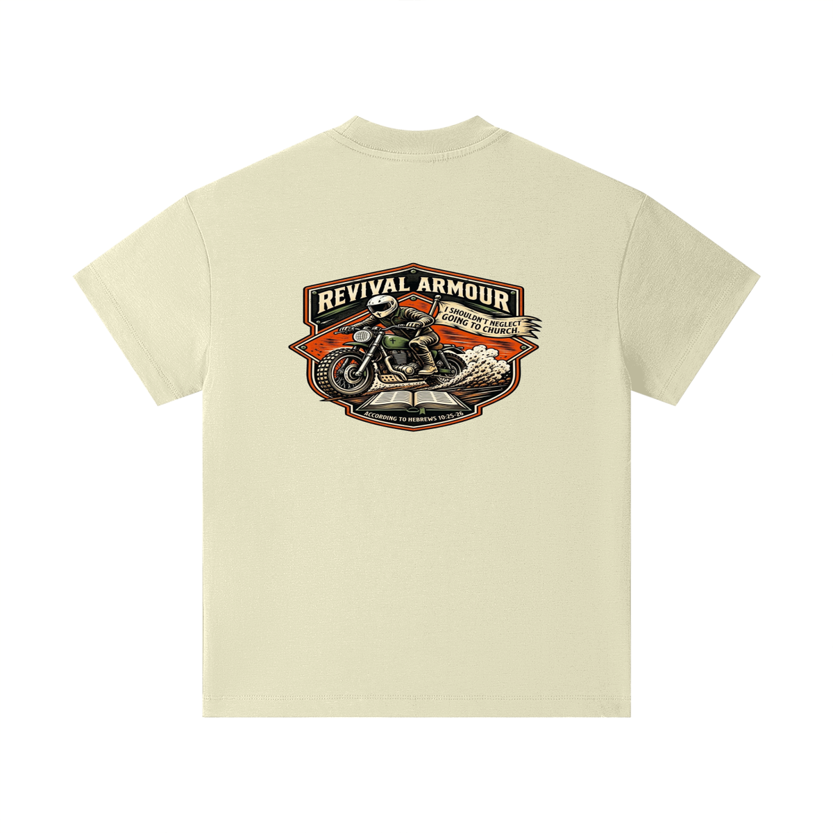 THE WAGE OF SIN IS DEATH REVIVAL ARMOUR I SHOULDN'T NEGLECT GOING TO CHURCH. ACCORDING TO HEBREWS 10:25-26 Kids T-Shirt