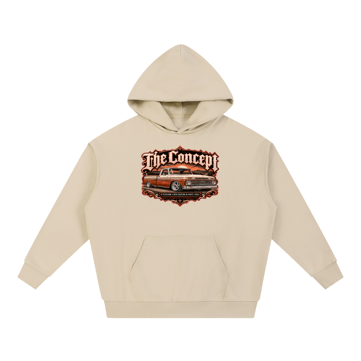 The Concept IS TO BECOME A NEW CREATION IN CHRIST JESUS that's straight from 2 Corinthians 5:17 Hoodie