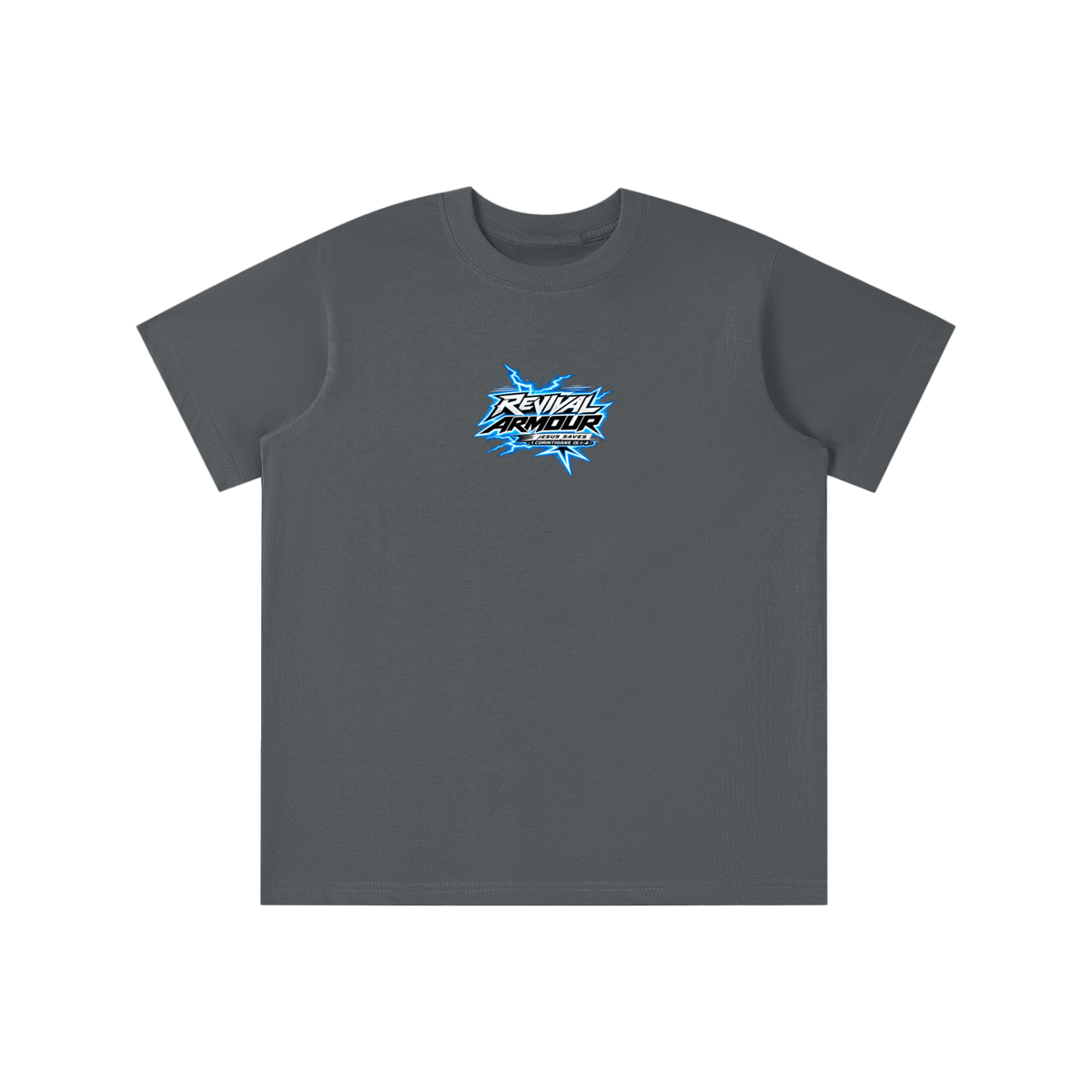 REVIVAL ARMOUR JESUS SAVES -1 CORINTHIANS 15:1-4- youth T-shirt