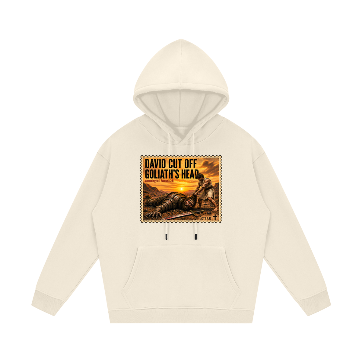 David cut off Goliath's head Hoodie