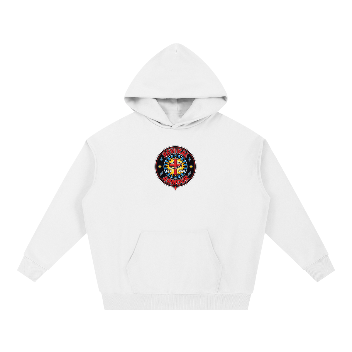 REVIVAL EST. 2026 ARMOUR JESUS DIED FOR OUR SINS Hoodie