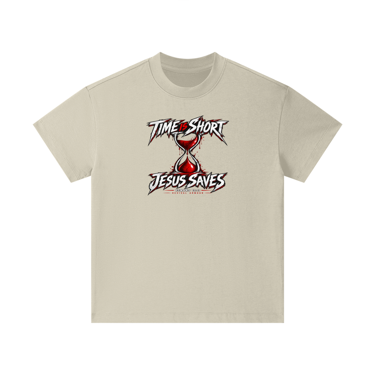 TIME IS SHORT JESUS SAVES ROMANS 13:11 REVIVAL ARMOUR Kids T-Shirt
