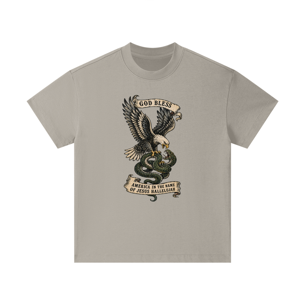 GOD BLESS AMERICA IN NAME OF JESUS HALLELUJAH Kids T-Shirt