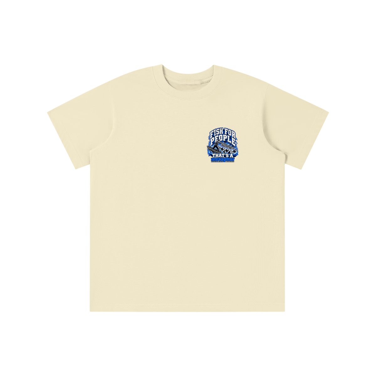 FISH FOR PEOPLE THAT'S A metaphor AND YOU COULD LEARN HOW TO CAST OUT DEMONS ON MICHAELJPHELPS.COM youth T-shirt
