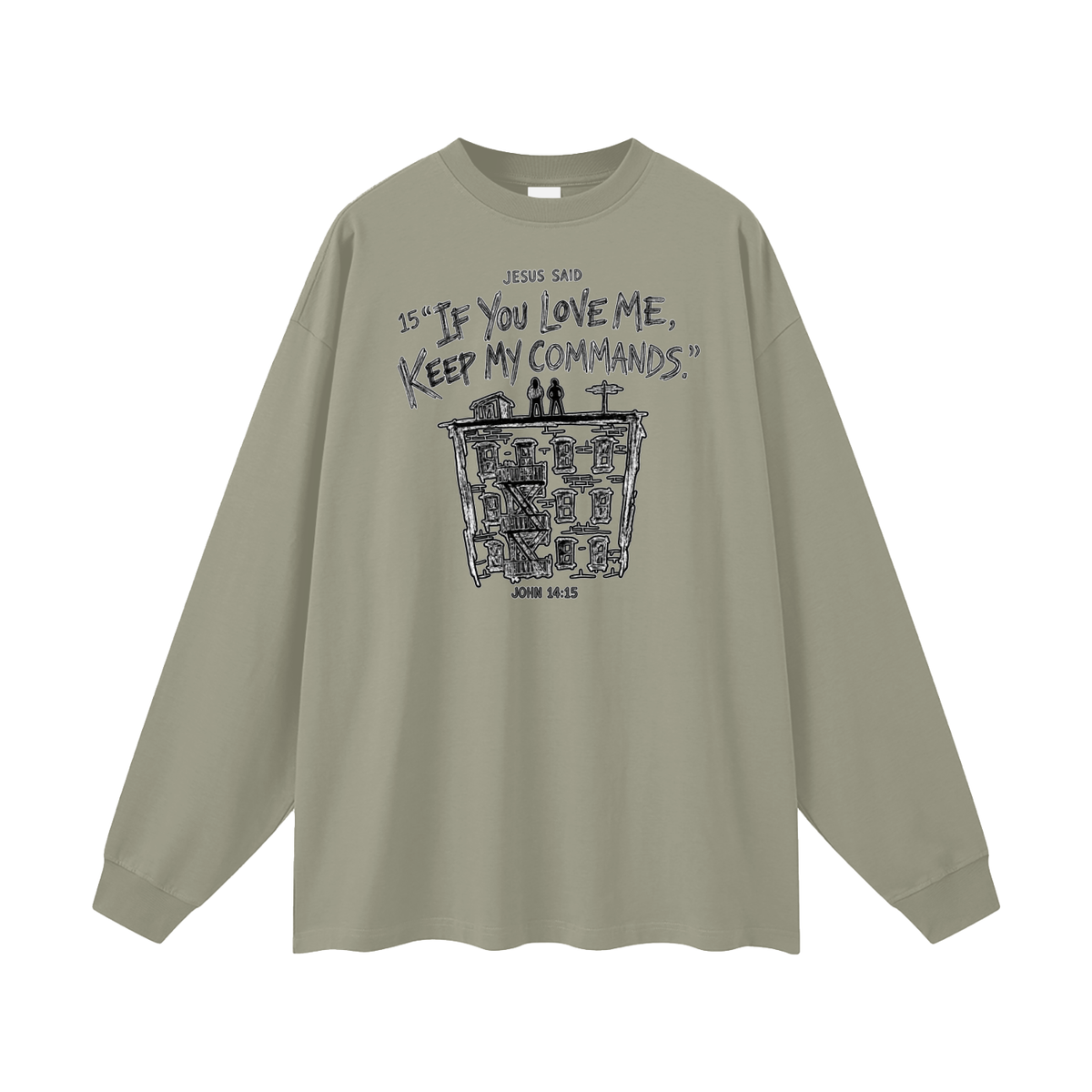 JOHN 14:15 NIV Long Sleeve T-Shirt