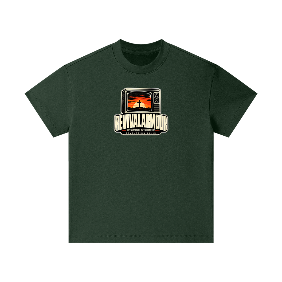 REVIVAL ARMOUR DON'T WATCH ALL DAY ENCOURAGED BY REVELATION 22:15 kids T-Shirt