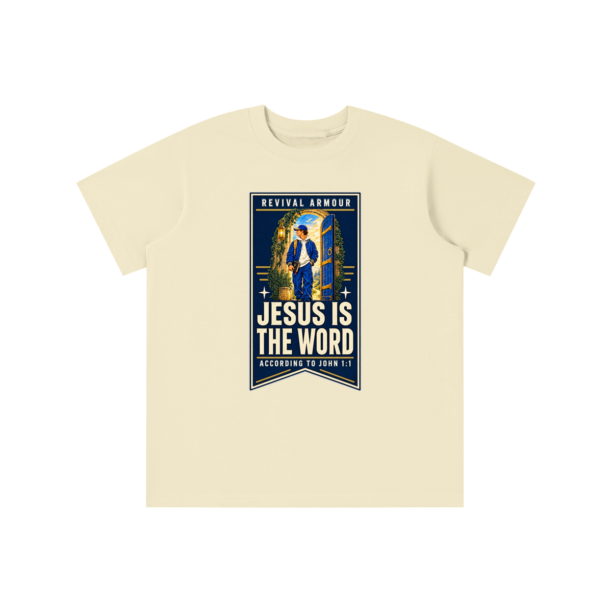 JESUS IS THE WORD ACCORDING TO JOHN 1:1 youth T-shirt