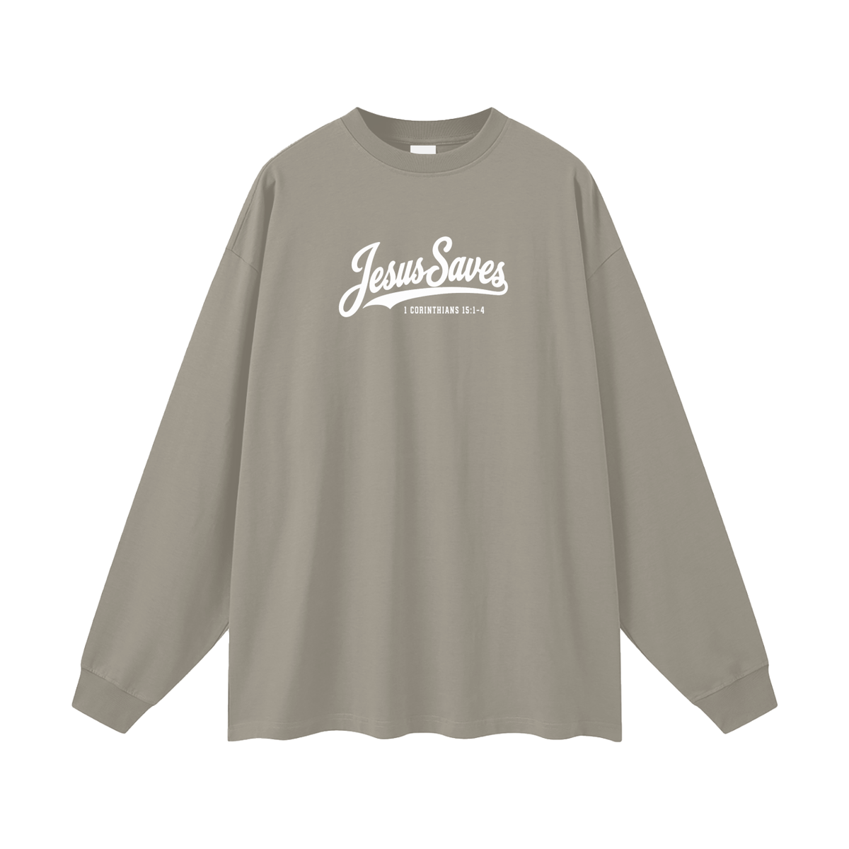 JESUS SAVES 1 Corinthians 15:1-4 Long Sleeve T-Shirt