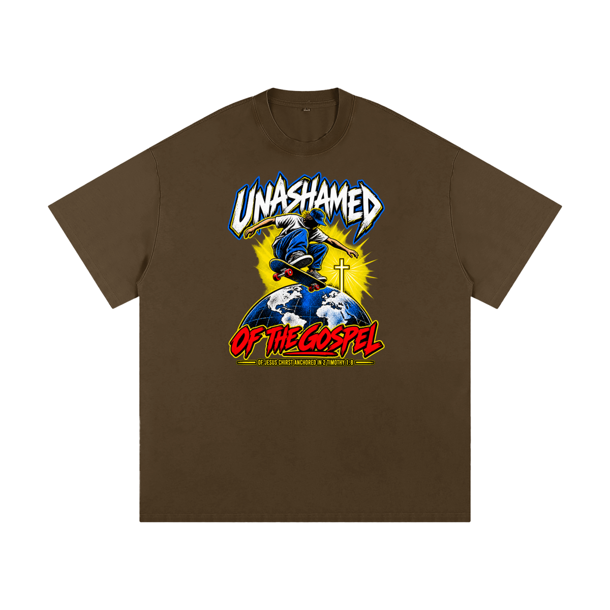 UNASHAMED OF THE GOPEL OF JESUS CHIRST ANCHORED IN 2 TIMOTHY 1:8 T-Shirt