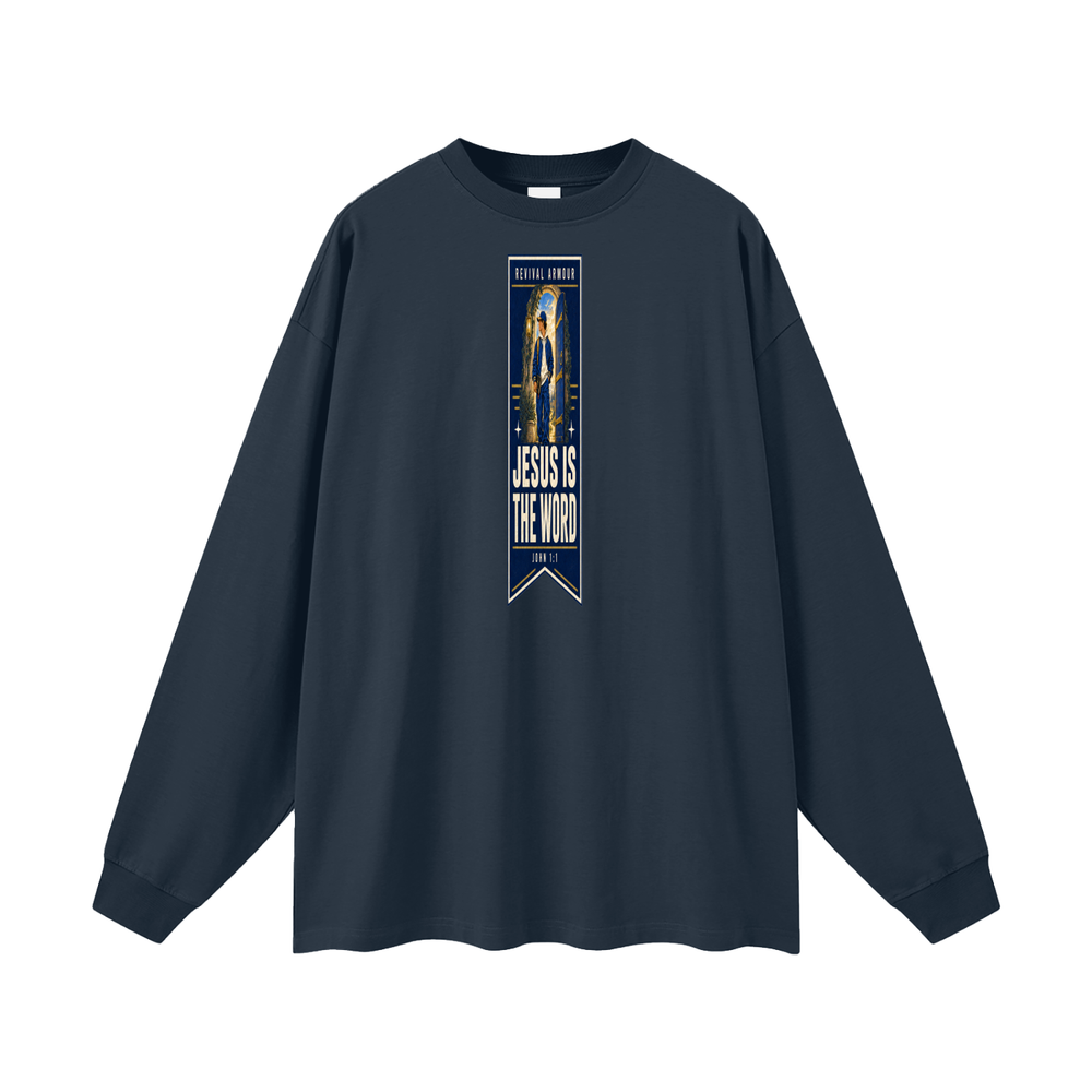 REVIVAL ARMOUR JESUS IS THE WORD _ JOHN 1:1 Long Sleeve T-Shirt