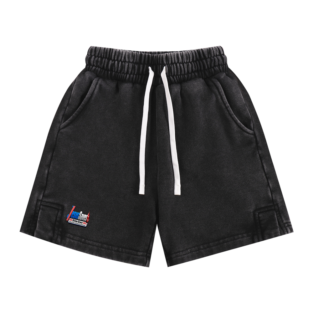 JESUS SVAES (EPHESIANS 2:8-9) DIVINE GRACE INSPIRED BY GOD'S WRATH BEING AGAINST SINFUL HUMANITY Kids' Shorts
